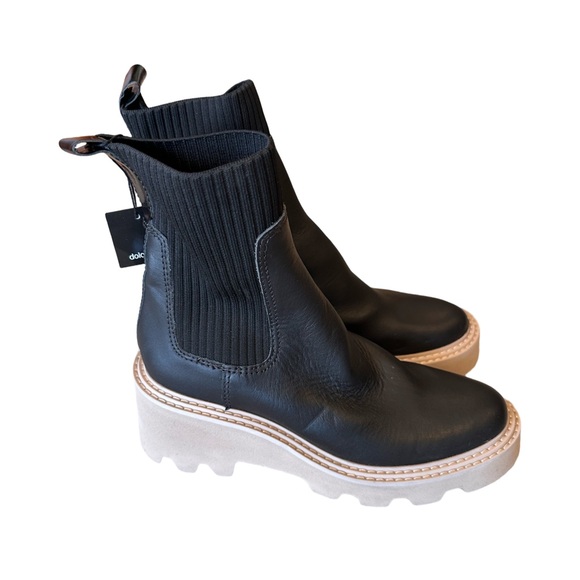 Dolce Vita NEW Waterproof Boots Black Women’s Size 8.5 - Picture 4 of 7